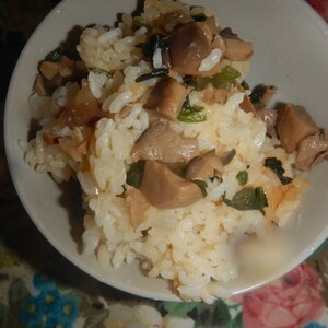 もち米効果☆　モチモチっと旨い「松茸ご飯」